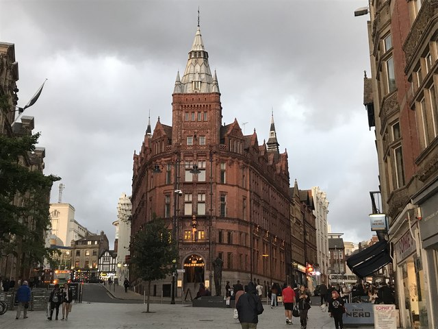 Prudential Assurance Building - King Street Nottingham. One of the most iconic buildings in Nottingham City Centre.